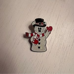 Christmas Mickey Mouse Snowman Disney Trading Pin